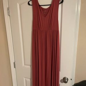Long maternity dress